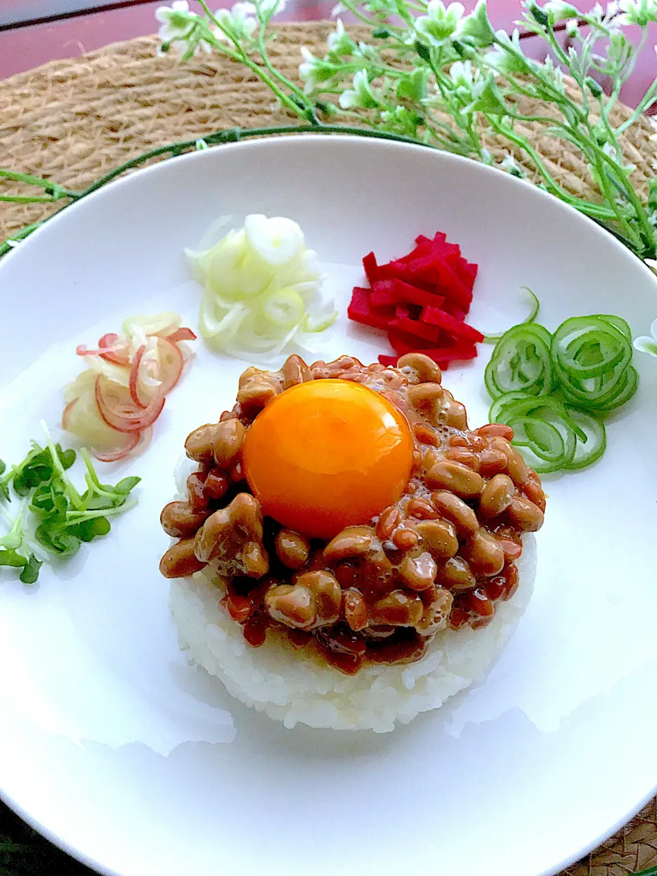 カフェスタイルっぽい、納豆ご飯💕|🌺🌺Foodie🌺🌺さん