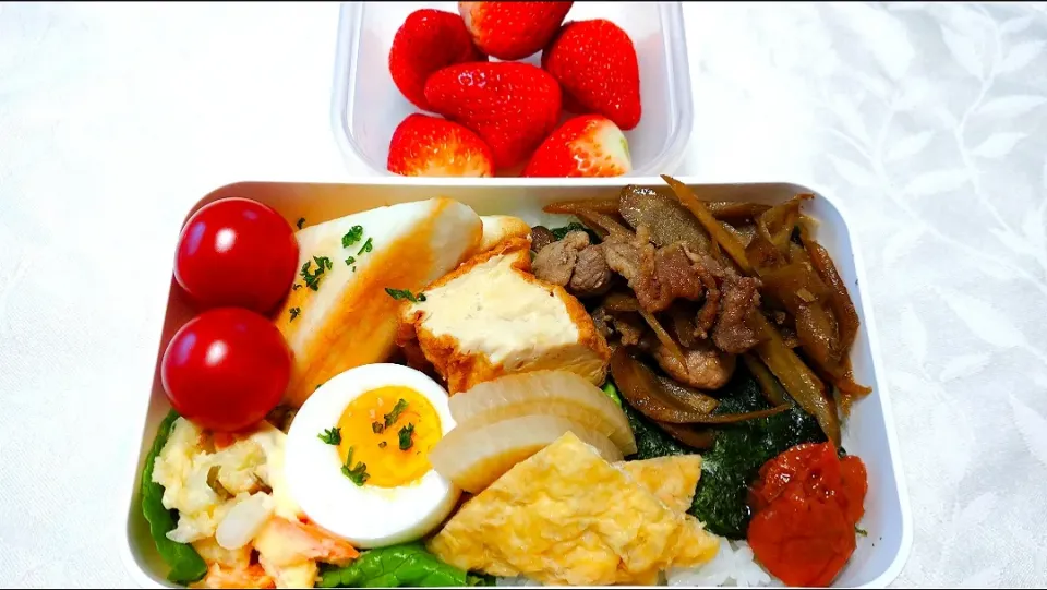 Snapdishの料理写真:6/1のお弁当🍱
海苔弁当|卯月さん