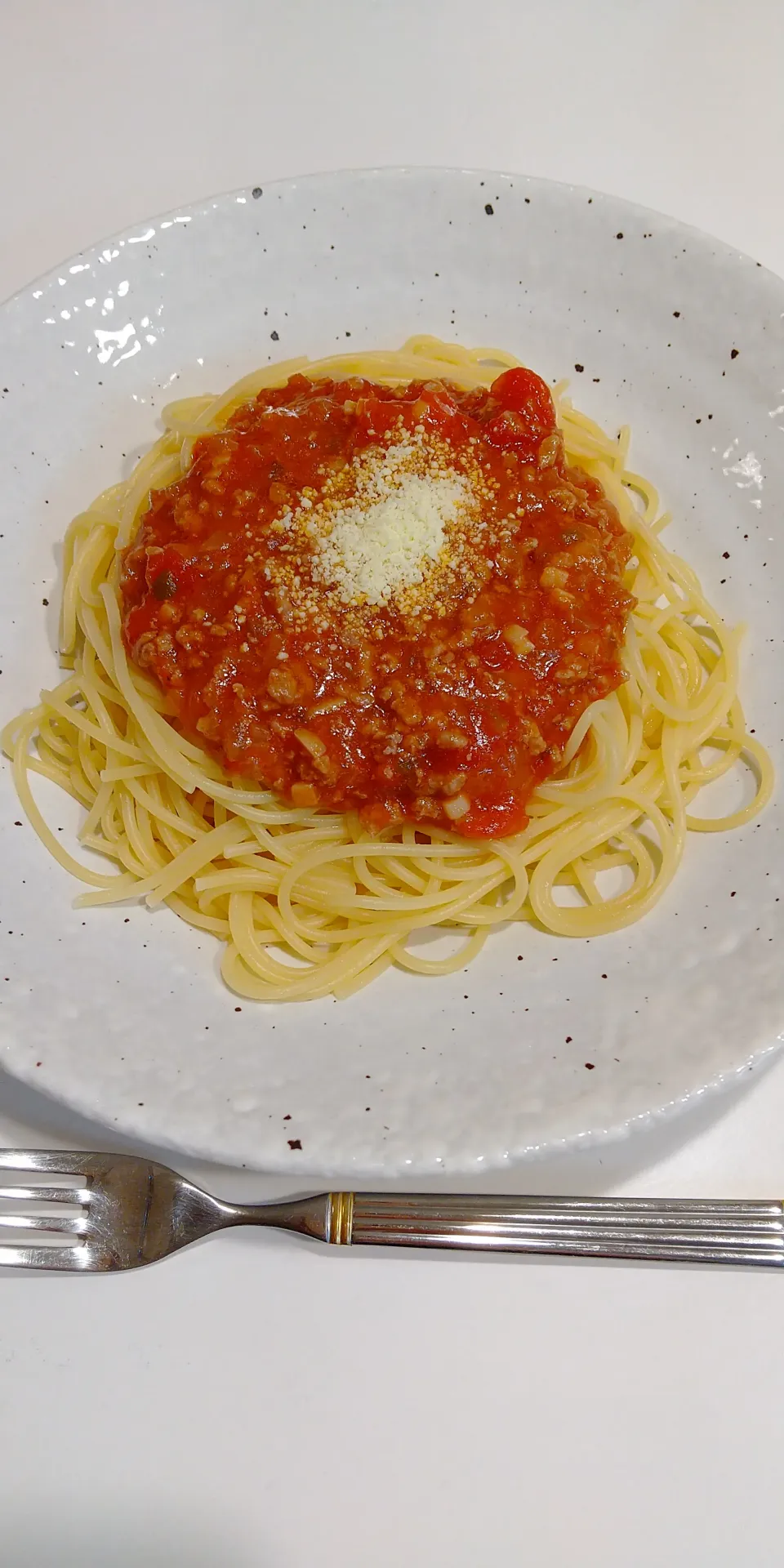 Snapdishの料理写真:ミートソーススパゲッティ🍝21/05/27|meguminさん