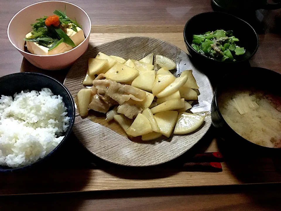 味の素の豚バラ大根の素で時短ご飯！おいしい！|にゃふてんさん