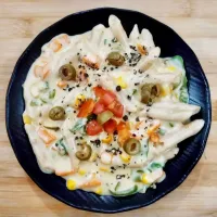 Snapdishの料理写真:White sauce pasta|twoofustastyさん