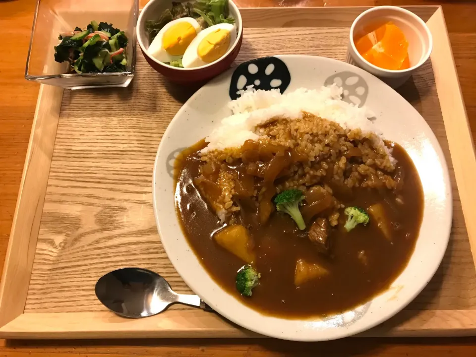 カレーライス|だんご3兄弟さん