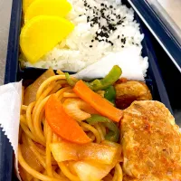 Snapdishの料理写真:ナポリタン弁当|miさん