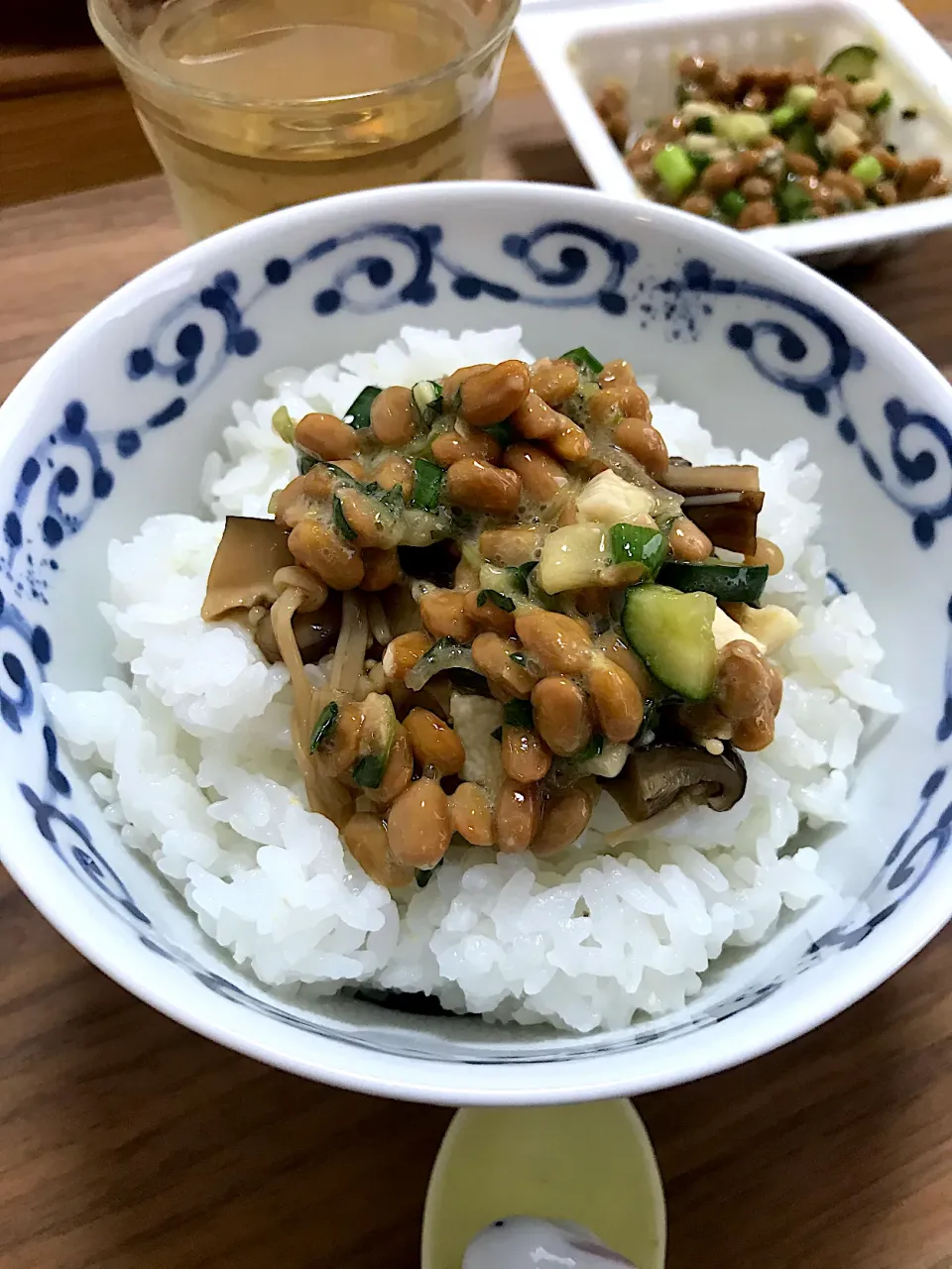 山芋きゅうり×納豆×自家製なめ茸 夏のごはんドロボー🍚|morimi32さん