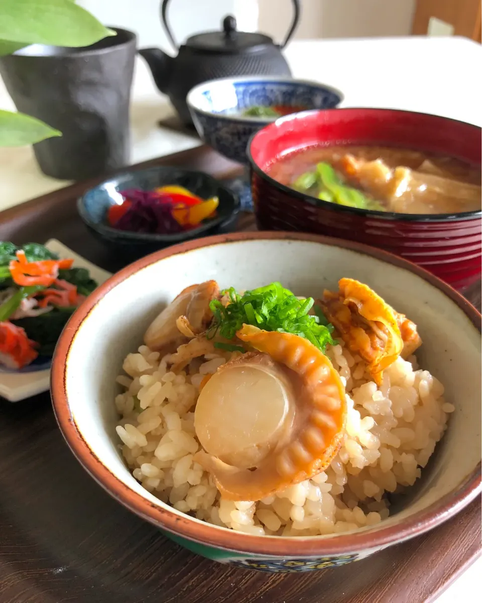 帆立の炊き込みご飯|よしこさん