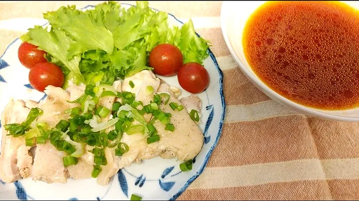 Snapdishの料理写真:💕よだれ鶏♡炊飯器で💕|yuiママさん