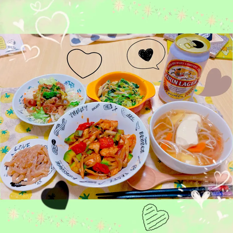 ６／２ ｗｅｄ 晩ごはん🍴＊○°|rinaronarさん