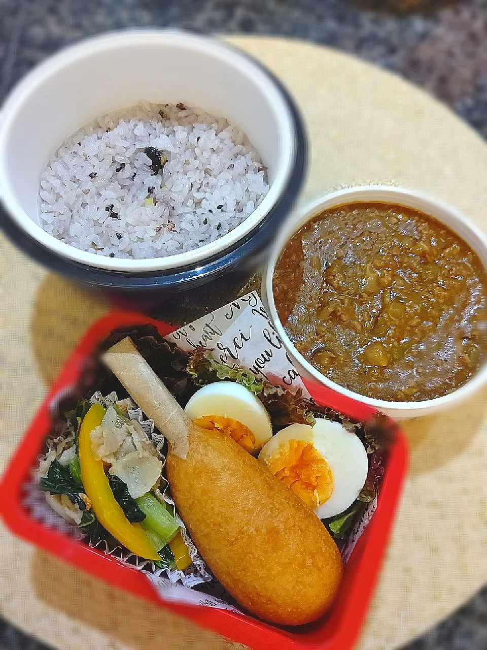 Snapdishの料理写真:本日の中学生男子弁当|ピーチメルバさん