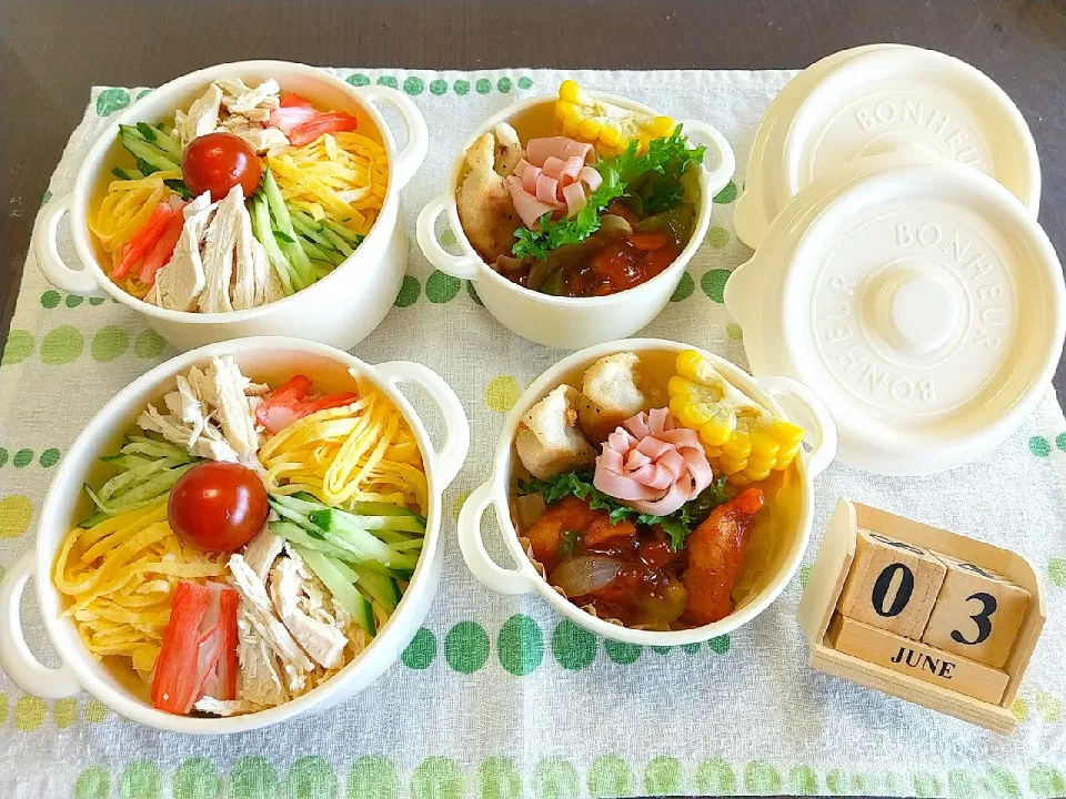 🍱今日の息子達のお弁当|tomoさん