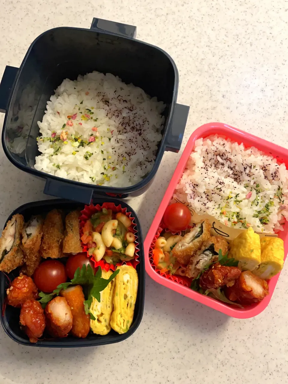 女子高生と男子高生のお弁当|料理嫌いなおかあさんさん