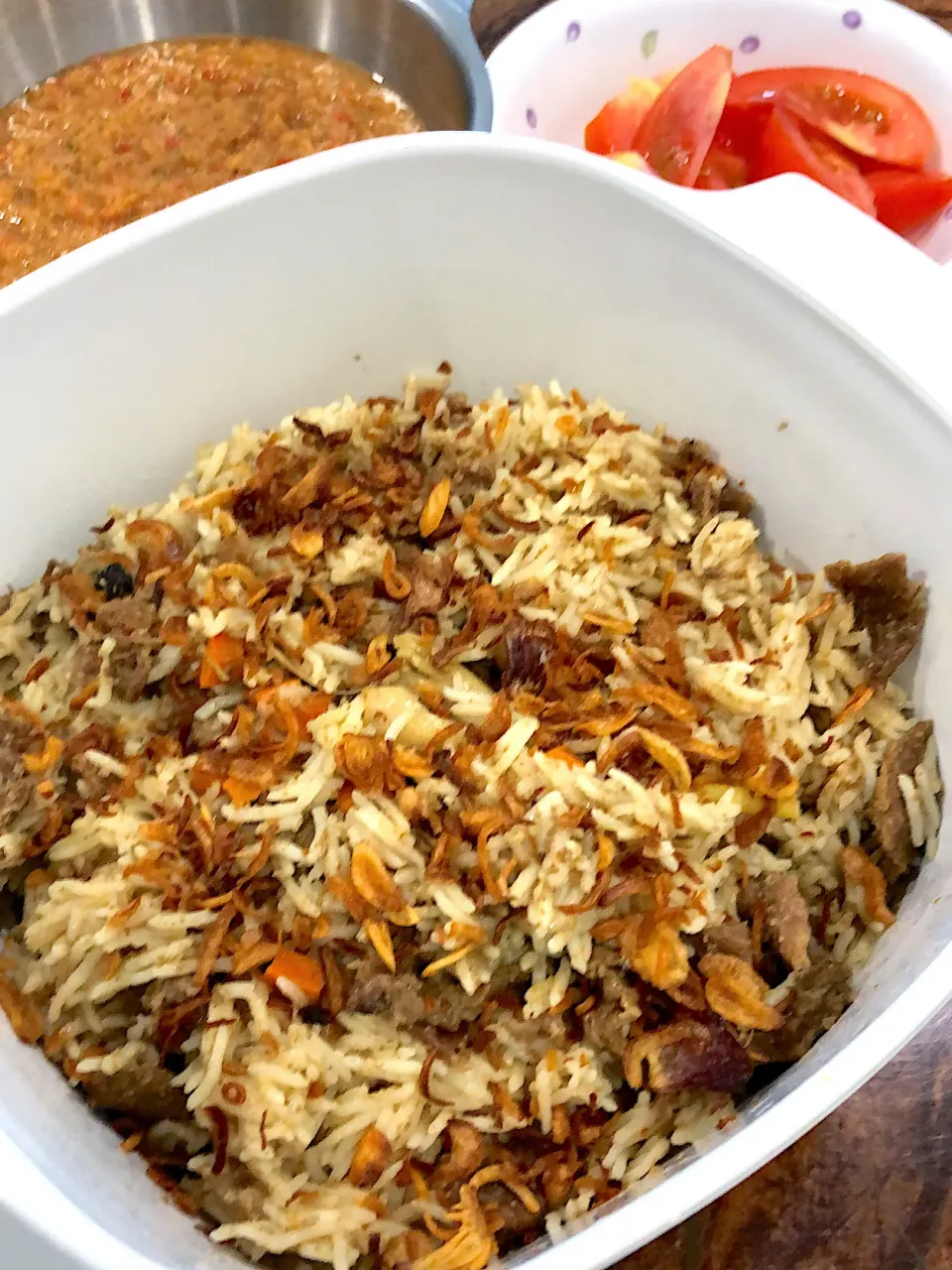 Snapdishの料理写真:Nasi daging utara|Amy Aliyyaさん