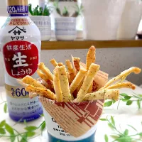 Snapdishの料理写真:油揚げのカリカリおやつ