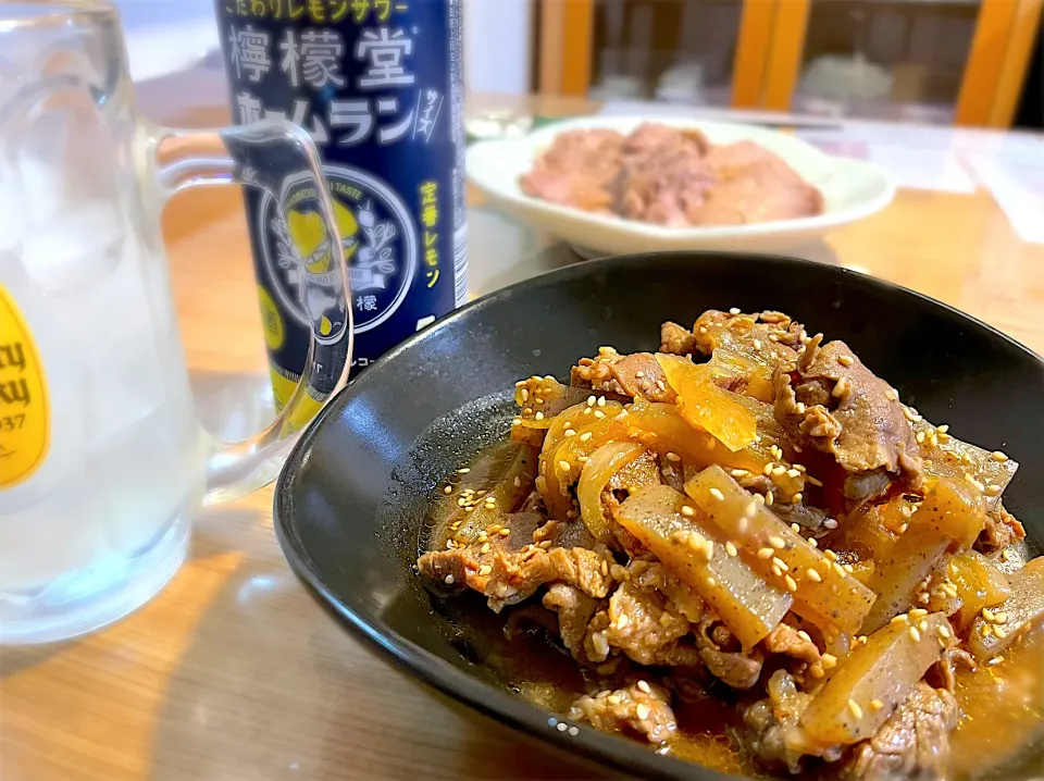 牛肉とこんにゃくの豆板醤煮|不動南平さん