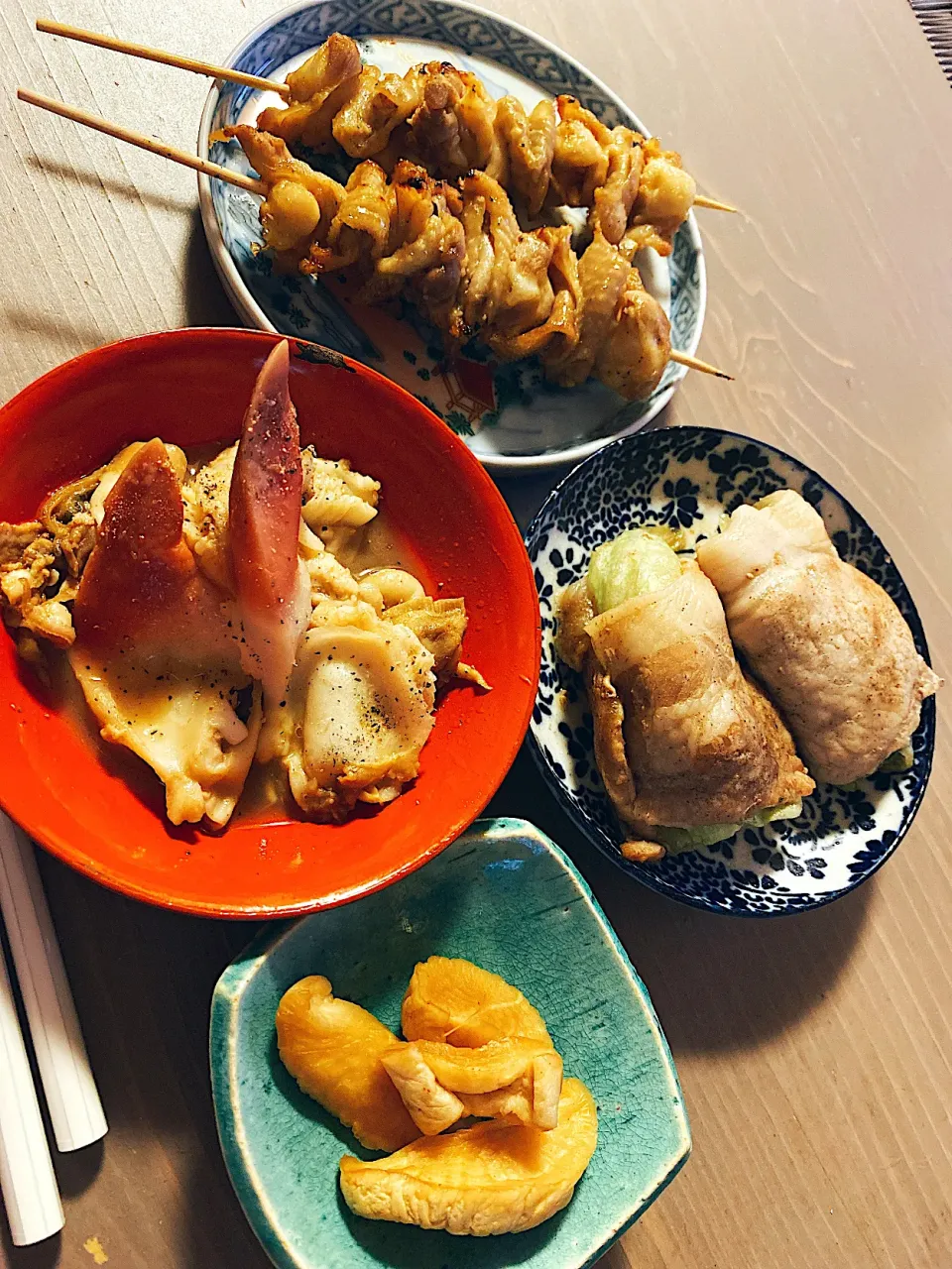 Snapdishの料理写真:焼き鳥　北寄貝バター|みーさん