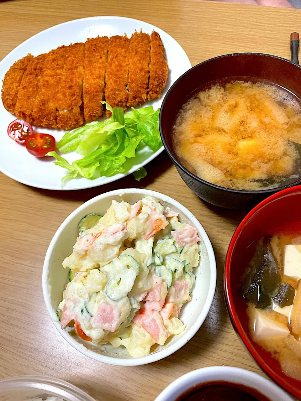 トンカツ定食風 晩御飯|爰音さん