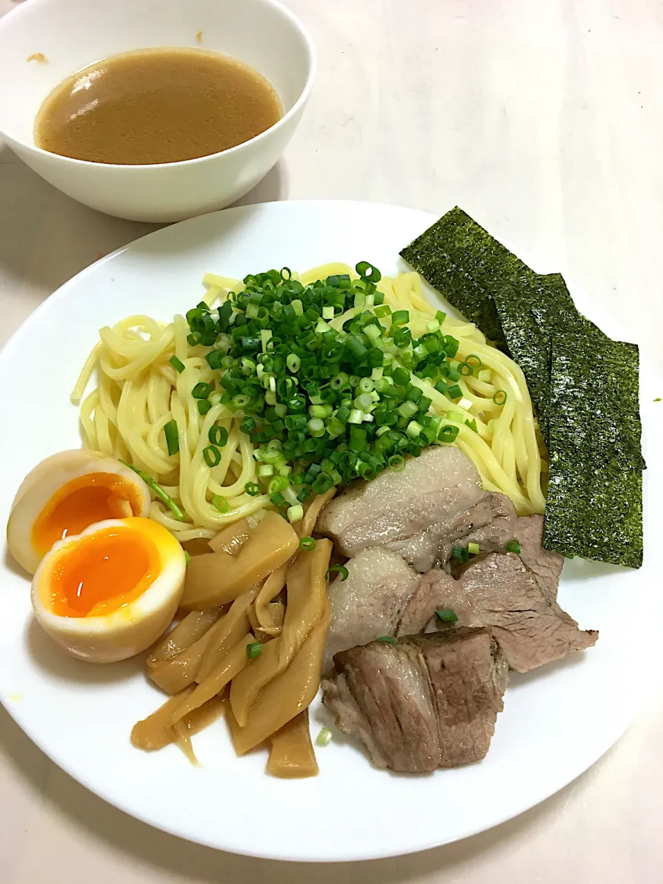 濃厚魚介醤油つけ麺|ももさん