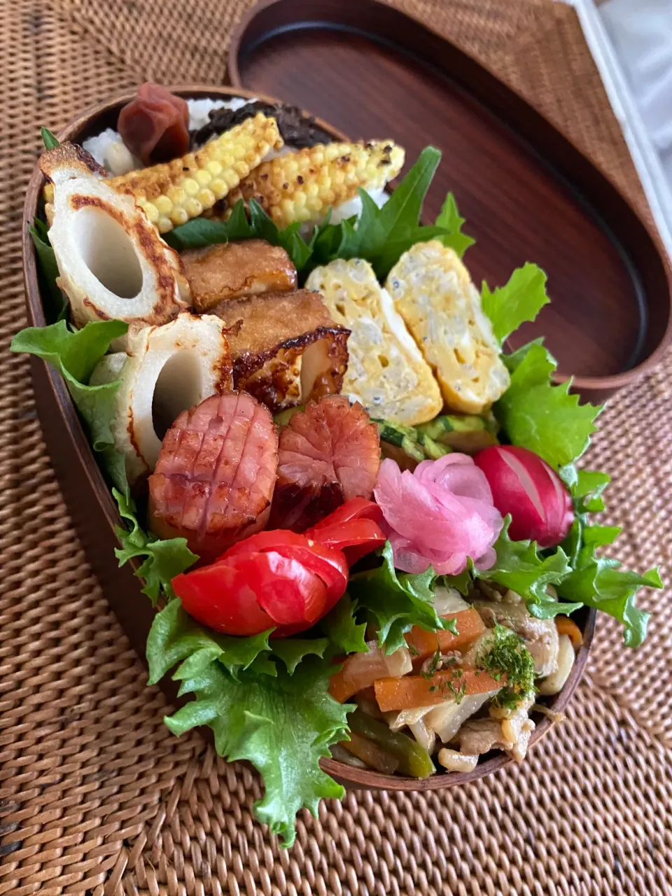 Snapdishの料理写真:旦那の夜勤弁当🍱|marksweetsさん