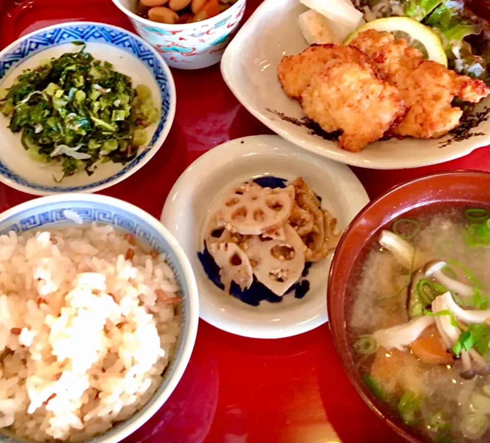 鶏唐とビールで晩ごはん・・|ばくあんしゃさん