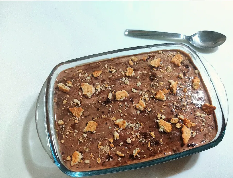 Chocolate biscuit pudding😋|Carol Joseさん