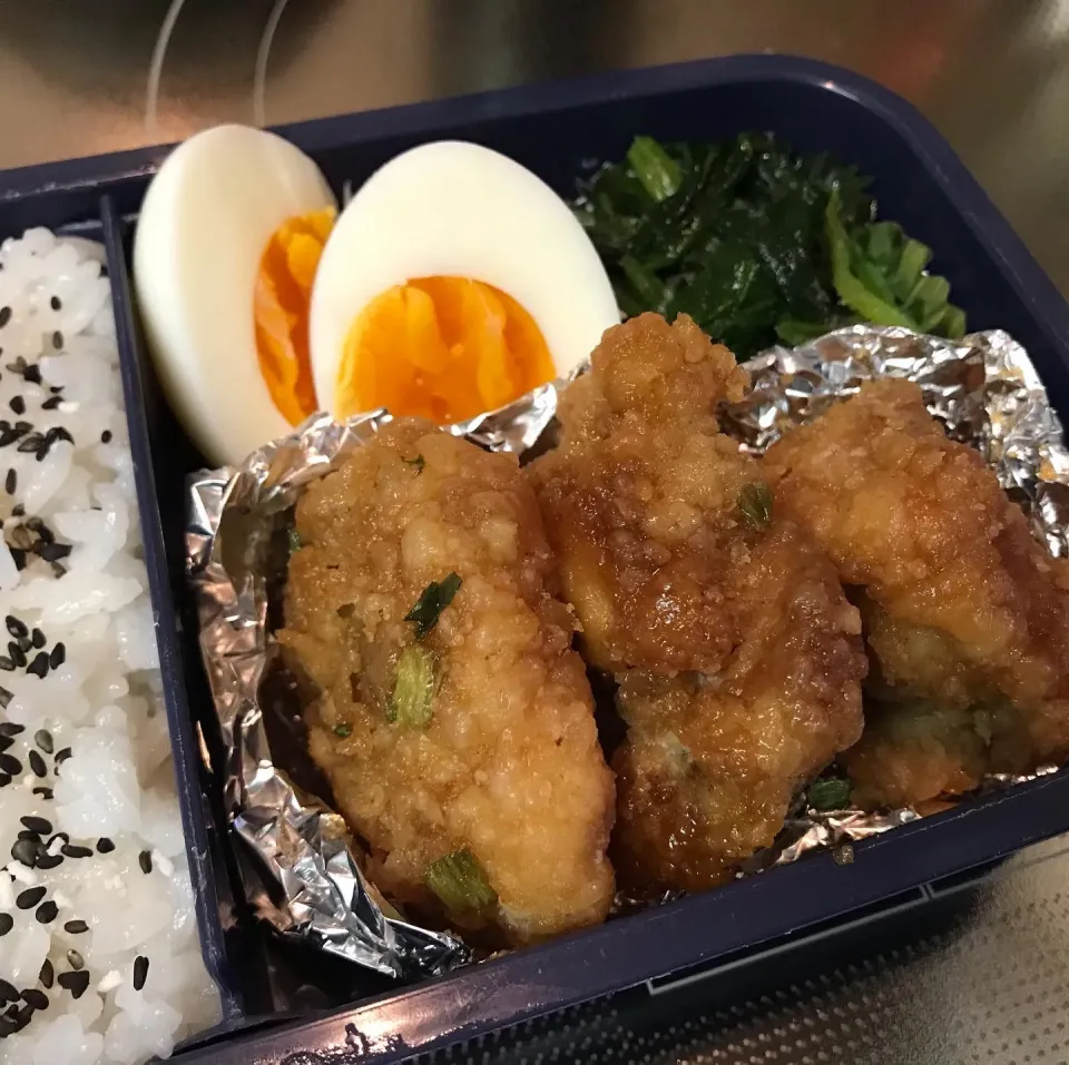 Snapdishの料理写真:甘辛チキン弁当|sanaeさん