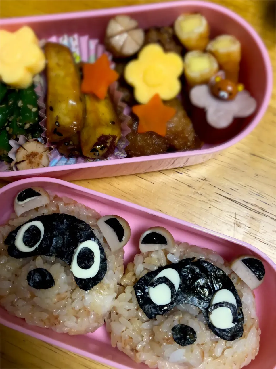 どうぶつの森弁当？？|ヲサッコさん