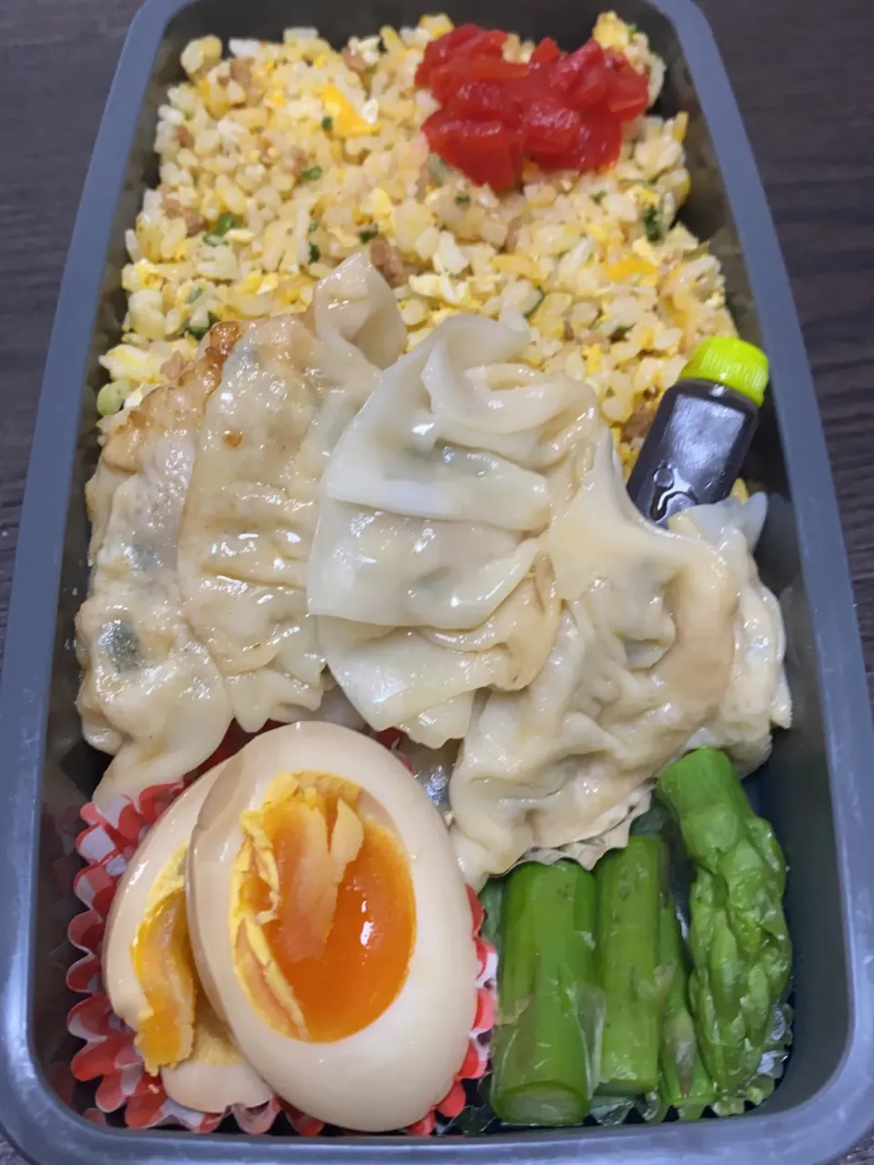 今日の長男弁当(餃子が上手に焼けない)|じい様さん