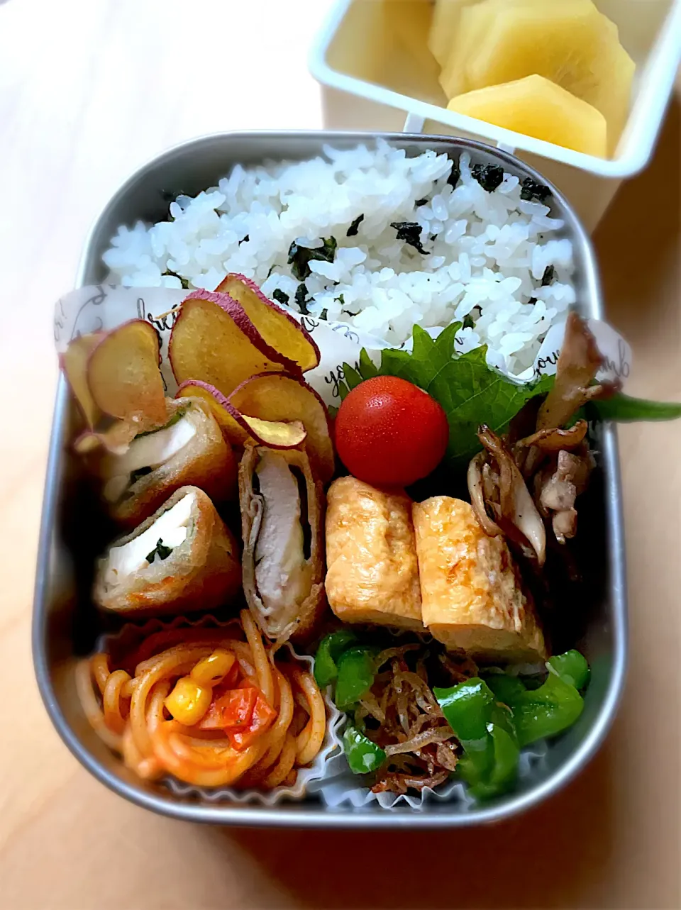 今日の中学生男子弁当🍱|はぴたさん