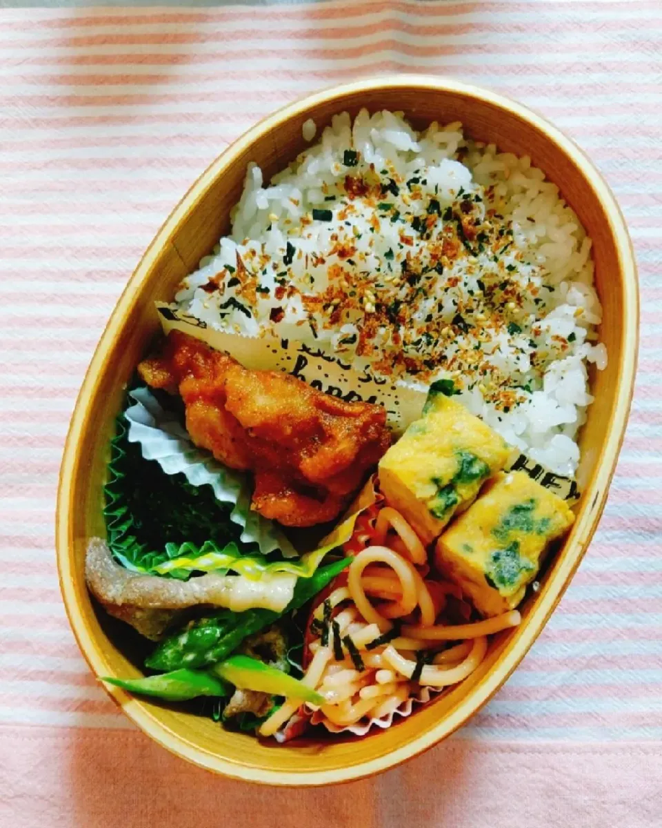 Snapdishの料理写真:今日のお弁当🍱金曜日🎀|ゆかさん