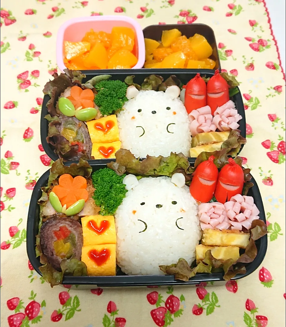 すみっこ弁当②❤️|みちゅあしさん