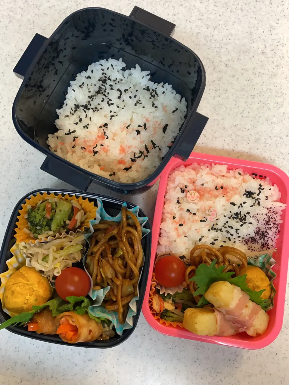 女子高生と男子高生のお弁当|料理嫌いなおかあさんさん