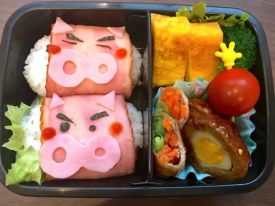 ぶりぶりざえもん🐽お弁当|ゆきさん