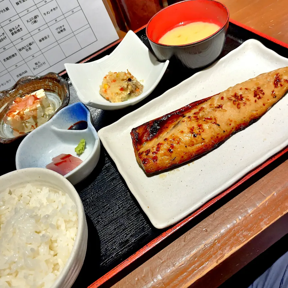 Snapdishの料理写真:さばみりん定食|T. Wonderさん