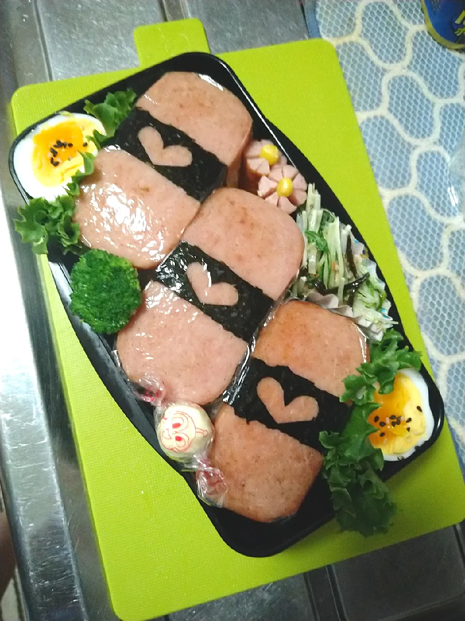 Snapdishの料理写真:スパム弁当|ゆっこさん