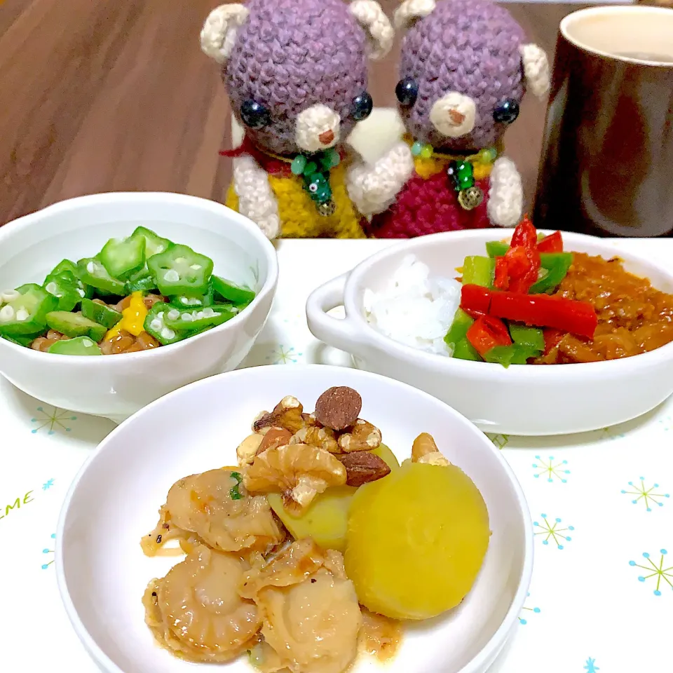 Snapdishの料理写真:昨日の晩ご飯（╹◡╹）|chagashiさん