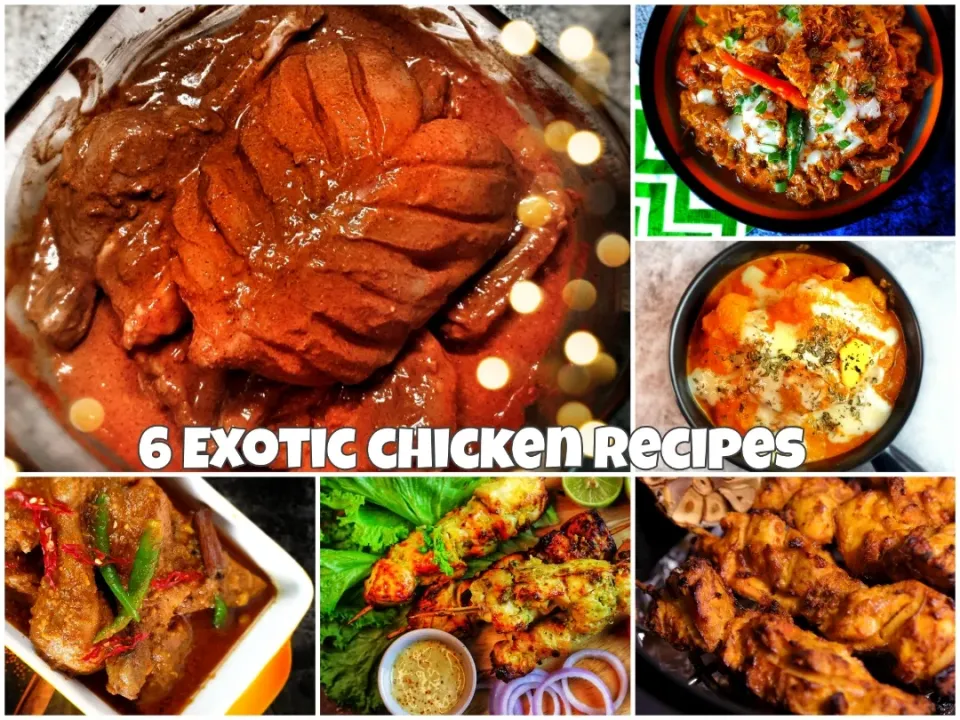 6 exotic Chicken dish 'click recipe to get '|Tushinさん