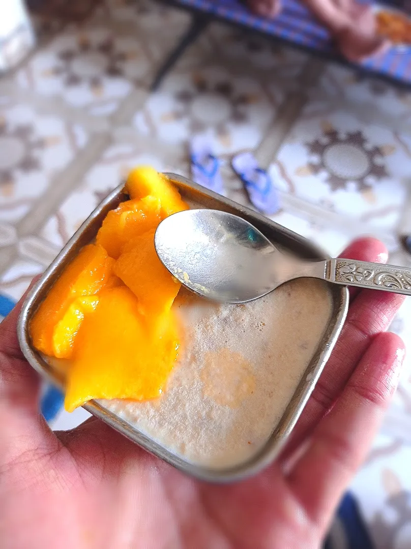 homemade mango icecream|RAVI GUPTAさん