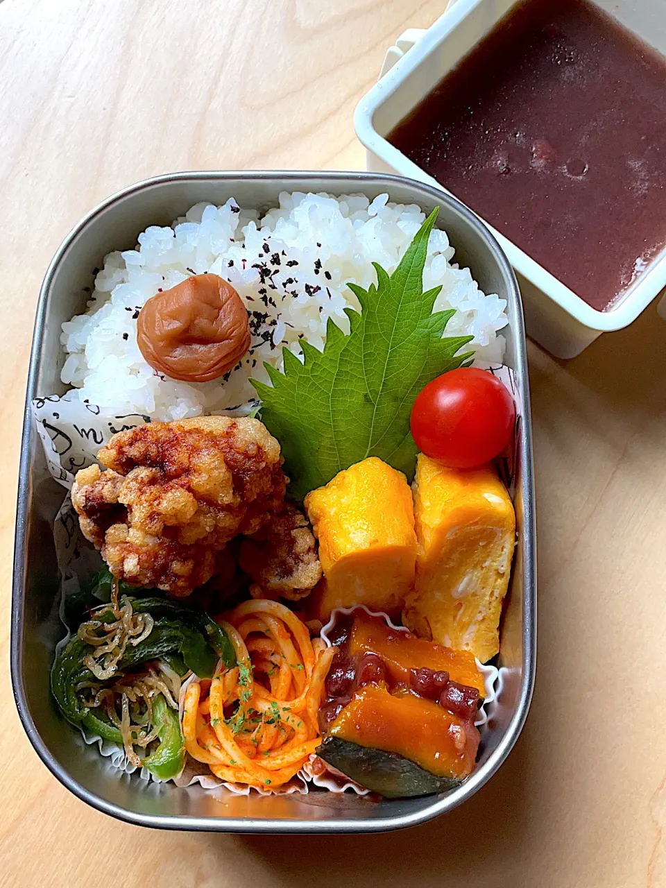 今日の中学生男子弁当🍱|はぴたさん