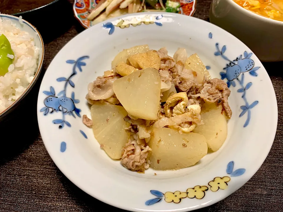 Snapdishの料理写真:豚肉と大根の梅酢煮|かなっぺさん