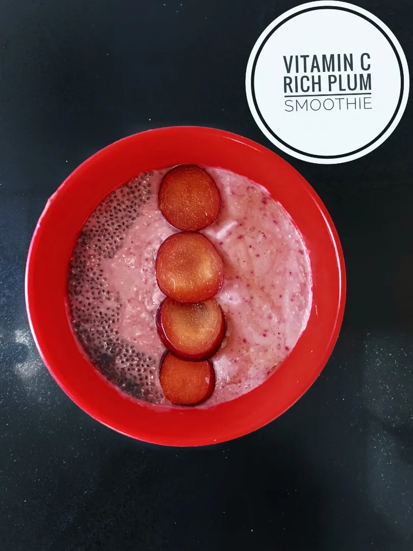 Snapdishの料理写真:Plum smoothie|Kirti Sharmaさん