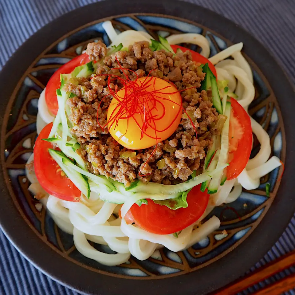 Snapdishの料理写真:そぼろ掛けうどん|natuさん