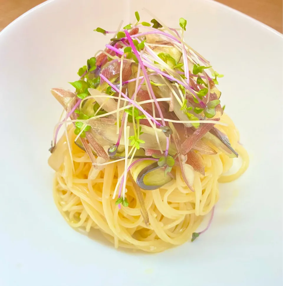 夏野菜の冷製パスタ|OLの気ままご飯🍽さん