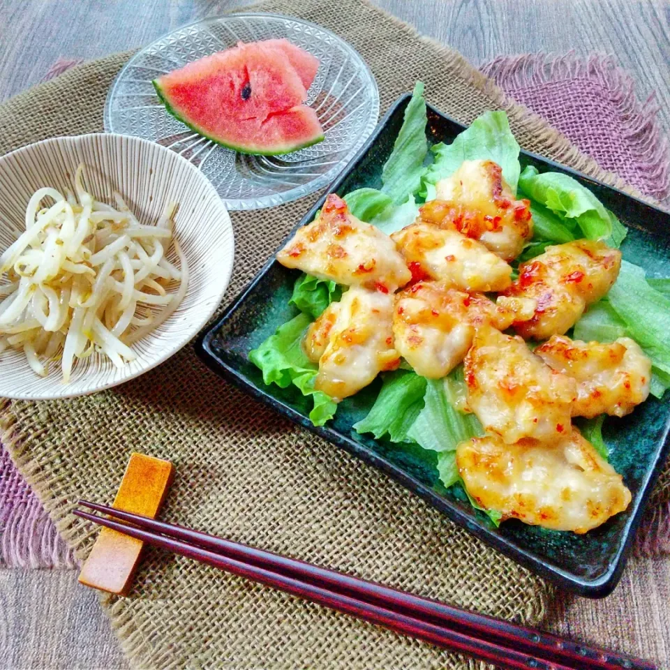 柔らか鶏むね肉のマヨスイートチリソース|真希さん