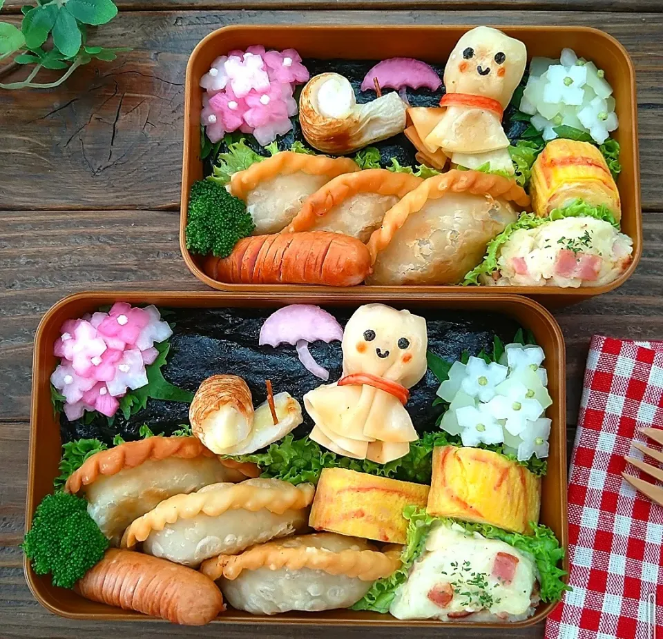 紫陽花弁当|りょこさん