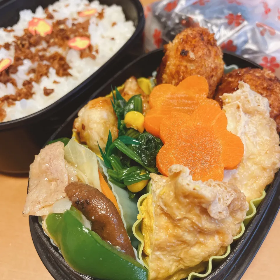 今日の旦那の　#お弁当🍱|sacchan( ﾐΦﻌΦ)ฅさん