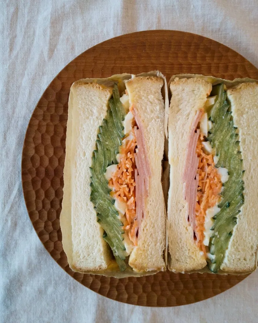 Snapdishの料理写真:盛り過ぎないサンドイッチ🍞|こまめさん