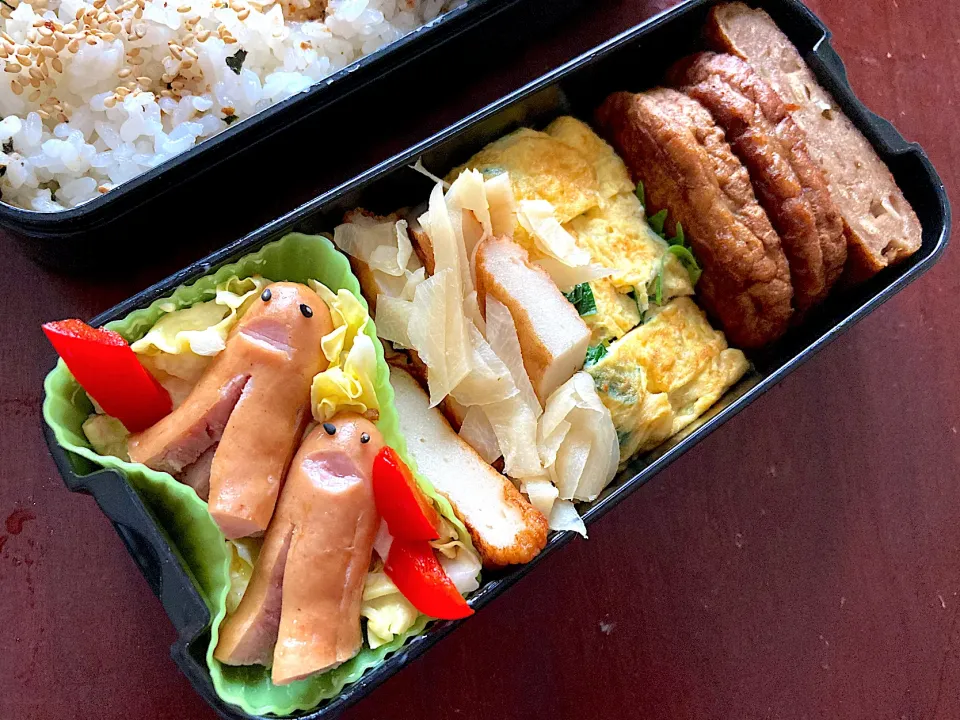 Snapdishの料理写真:相方のお弁当|Naoko Miyataさん