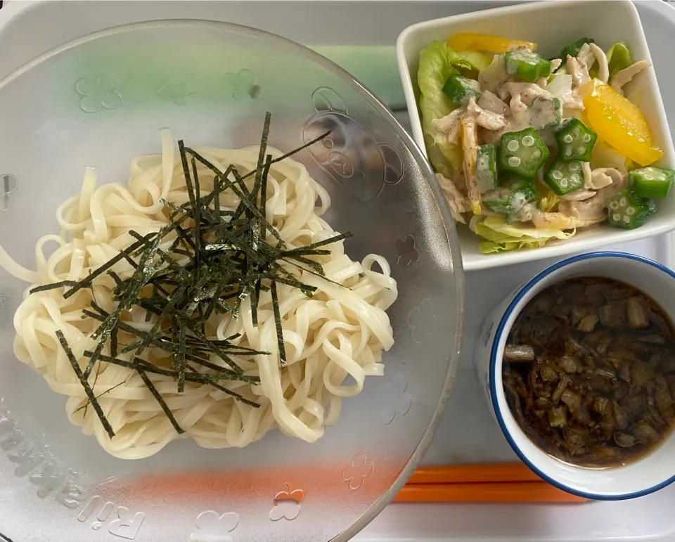 うどんと和風サラダ！|あんこさん