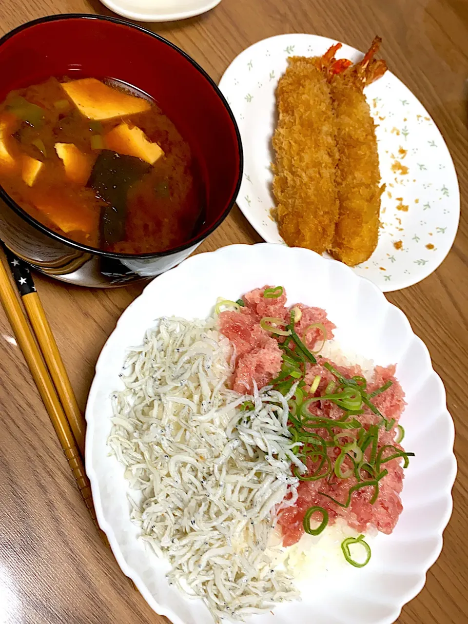 2食丼、海老フライ🍤|ゆーママさん