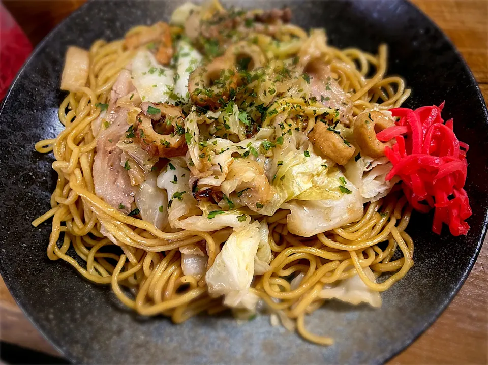 ソース焼きそば|名状しがたいゴミムシのようなものさん