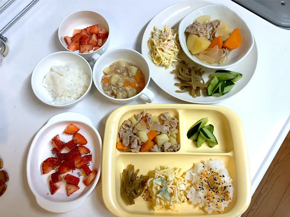 〜本日の晩ご飯　離乳食&幼児食〜2021.6.6|yuuさん